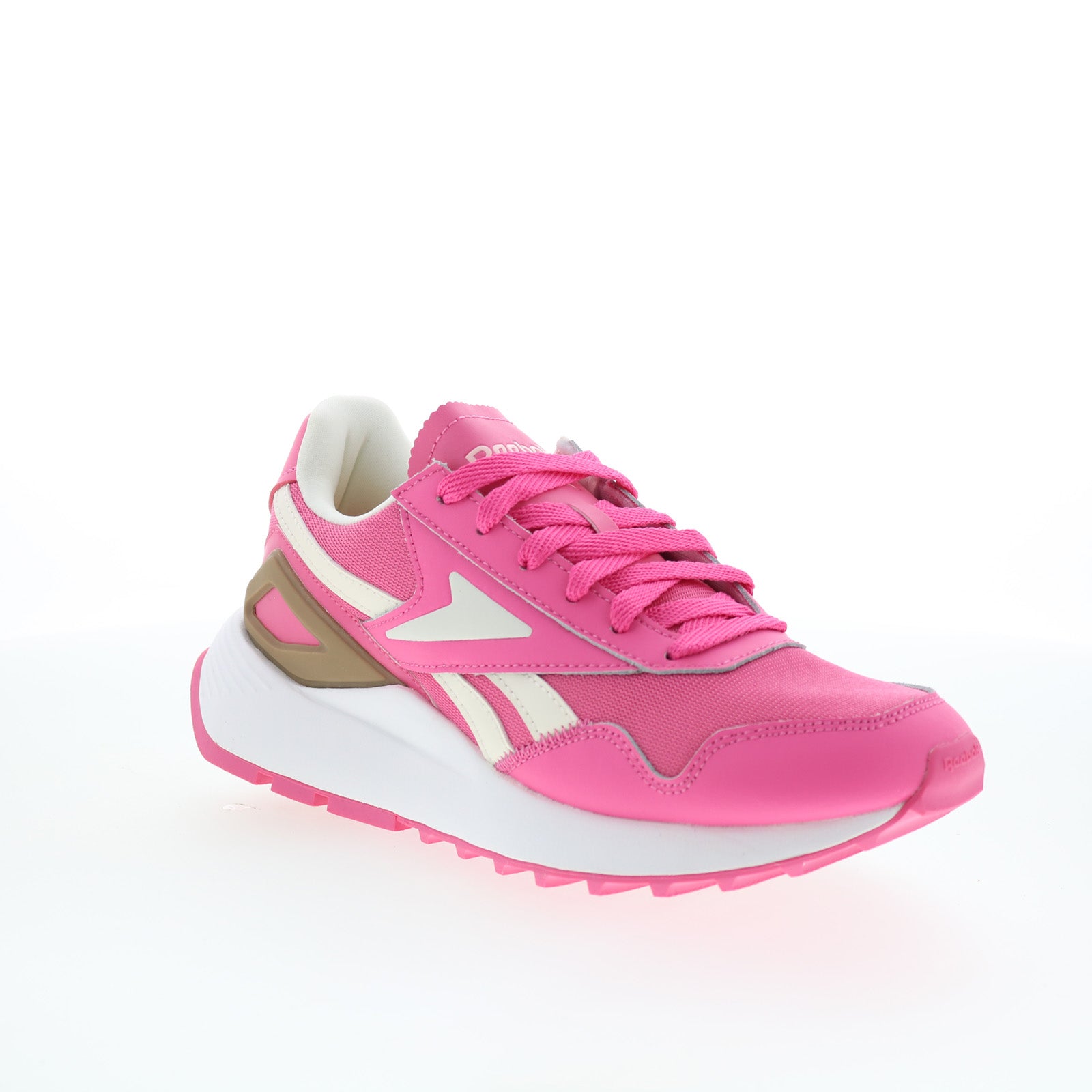 Reebok International Womens Pink Canvas Lace Up Lifestyle Sneakers Sho ...