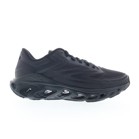 Reebok Fuel Flex Run Mens Black Mesh Lace Up Athletic Running Shoes