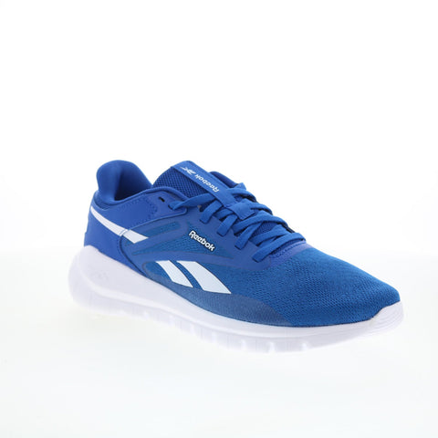 Reebok Split Flex Mens Blue Canvas Lace Up Athletic Cross Training Shoes