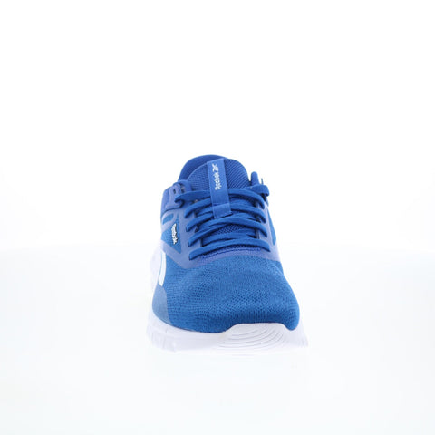 Reebok Split Flex Mens Blue Canvas Lace Up Athletic Cross Training Shoes