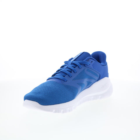 Reebok Split Flex Mens Blue Canvas Lace Up Athletic Cross Training Shoes