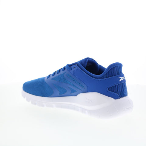 Reebok Split Flex Mens Blue Canvas Lace Up Athletic Cross Training Shoes