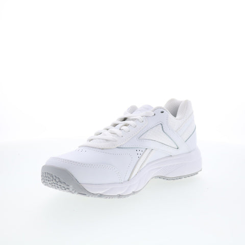 Reebok Work N Cushion 4.0 Womens White Leather Lace Up Work & Safety Shoes