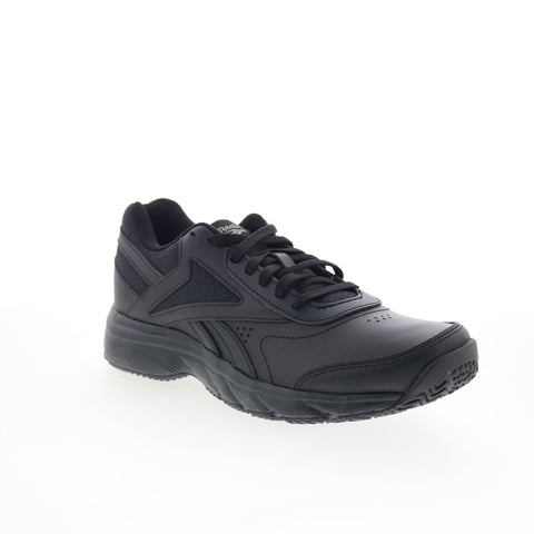Reebok Work N Cushion 4.0 Mens Black Leather Lace Up Work & Safety Shoes