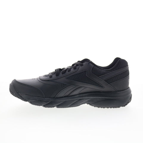 Reebok Work N Cushion 4.0 Mens Black Leather Lace Up Work & Safety Shoes