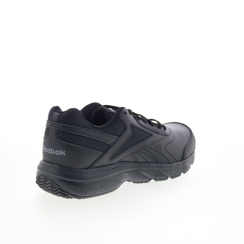 Reebok Work N Cushion 4.0 Mens Black Leather Lace Up Work & Safety Shoes
