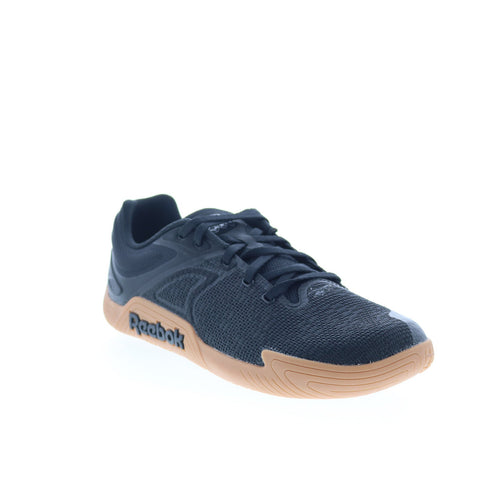 Reebok Nano Zero Mens Black Synthetic Lace Up Athletic Cross Training Shoes