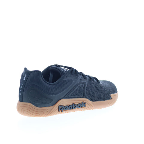 Reebok Nano Zero Mens Black Synthetic Lace Up Athletic Cross Training Shoes