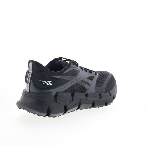 Reebok Floatzig 2 Mens Black Mesh Lace Up Athletic Running Shoes