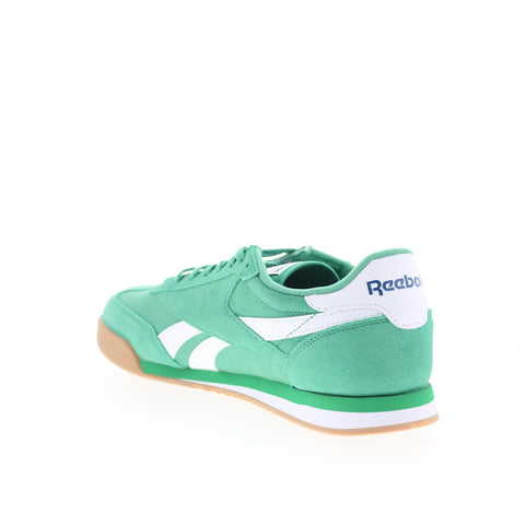 Reebok Campio XT Mens Green Suede Lace Up Lifestyle Sneakers Shoes