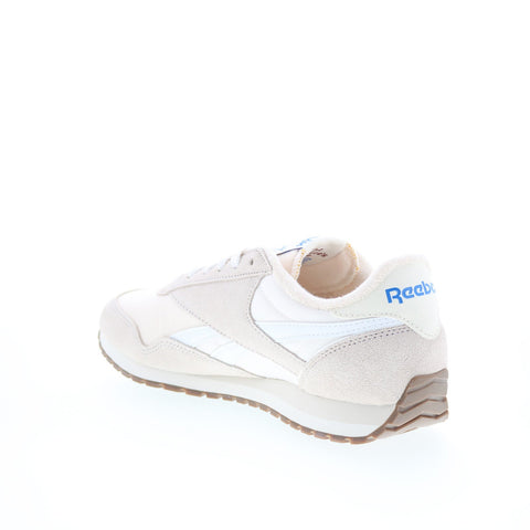 Reebok Classic AZ Mens White Suede Lace Up Lifestyle Sneakers Shoes