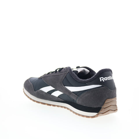 Reebok Classic AZ Mens Black Suede Lace Up Lifestyle Sneakers Shoes