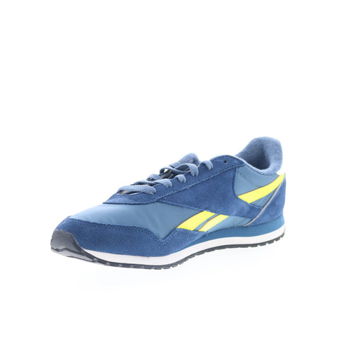 Reebok Classic AZ Mens Blue Suede Lace Up Lifestyle Sneakers Shoes