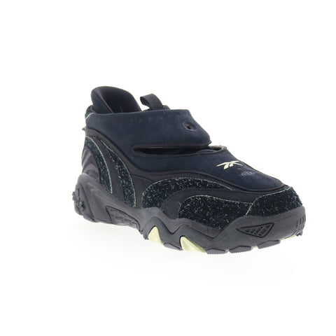 Reebok Chukwu Otu Mens Black Suede Zipper Lifestyle Sneakers Shoes
