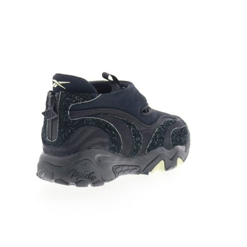 Reebok Chukwu Otu Mens Black Suede Zipper Lifestyle Sneakers Shoes