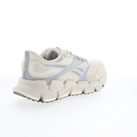 Reebok Floatzig 2 Mens Beige Canvas Lace Up Athletic Running Shoes