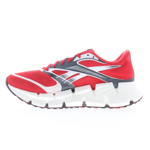 Reebok Floatzig 2 Mens Red Mesh Lace Up Athletic Running Shoes