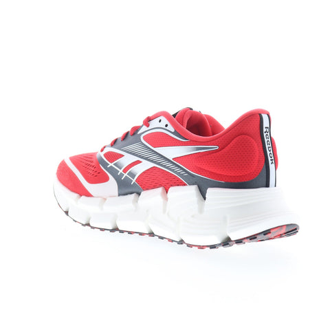 Reebok Floatzig 2 Mens Red Mesh Lace Up Athletic Running Shoes