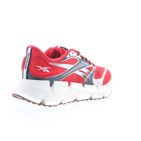 Reebok Floatzig 2 Mens Red Mesh Lace Up Athletic Running Shoes