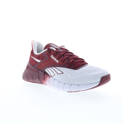 Reebok Nano Gym Mens White Mesh Lace Up Athletic Cross Training Shoes