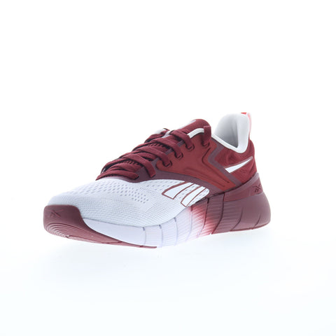 Reebok Nano Gym Mens White Mesh Lace Up Athletic Cross Training Shoes