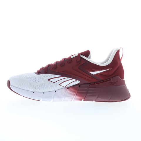 Reebok Nano Gym Mens White Mesh Lace Up Athletic Cross Training Shoes