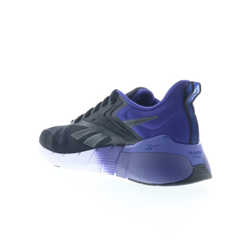 Reebok Nano Gym Mens Black Mesh Lace Up Athletic Cross Training Shoes
