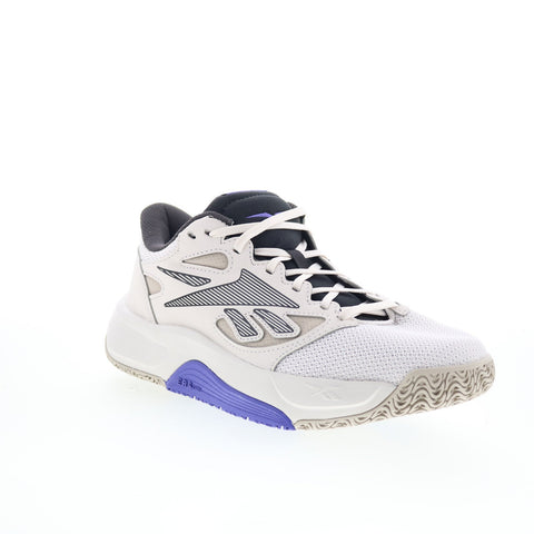 Reebok Engine LT Mens Gray Mesh Lace Up Lifestyle Sneakers Shoes