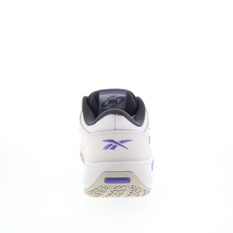 Reebok Engine LT Mens Gray Mesh Lace Up Lifestyle Sneakers Shoes