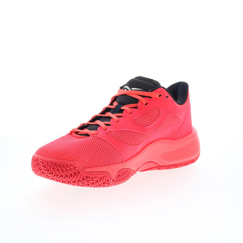Reebok Engine LT Mens Red Mesh Lace Up Lifestyle Sneakers Shoes