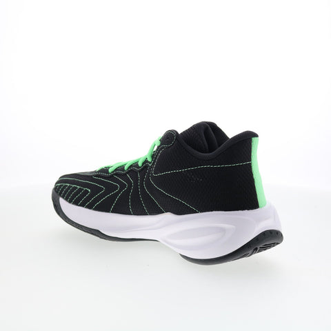 Reebok Press Mens Green Mesh Lace Up Athletic Basketball Shoes