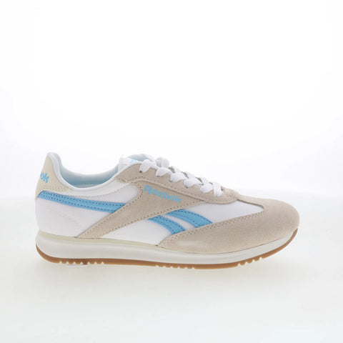 Reebok Reebok World 70 100251854 Womens White Suede Lifestyle Sneakers Shoes