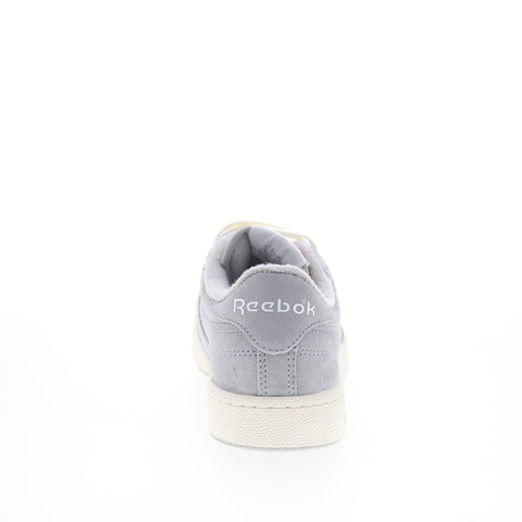 Reebok Club C 85 Vintage Mens Gray Leather Lace Up Lifestyle Sneakers Shoes