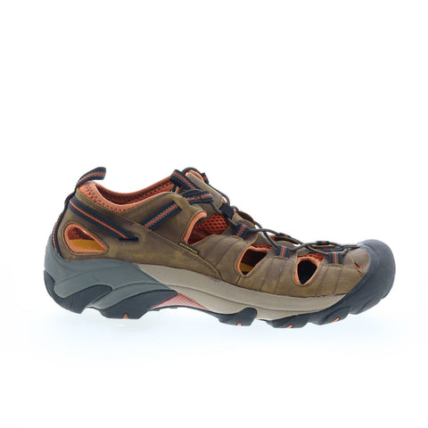 Keen Arroyo II 1008419 Mens Brown Leather Slip On Athletic Hiking Shoes