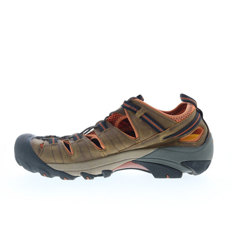 Keen Arroyo II 1008419 Mens Brown Leather Slip On Athletic Hiking Shoes