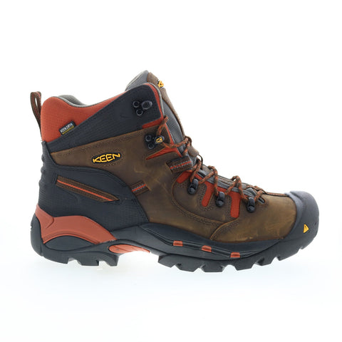 Keen Pittsburgh Hiking Boots 1009709 Mens Brown Wide Wide Hiking Boots