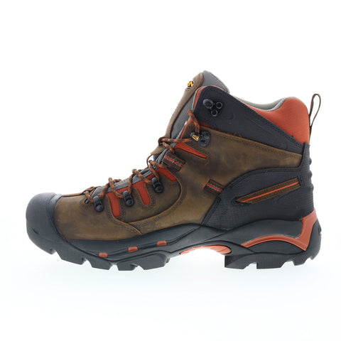 Keen Pittsburgh Hiking Boots 1009709 Mens Brown Wide Wide Hiking Boots