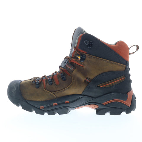 Keen Pittsburgh 6" WP Boot 1009709 Mens Brown Wide Work & Safety Boots