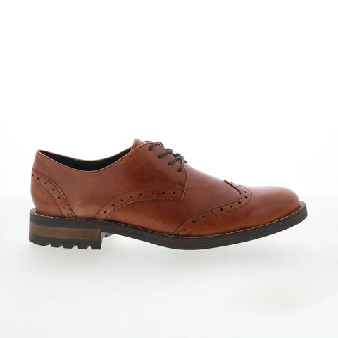 T.B. Phelps 1010-10-4483 Mens Brown Oxfords & Lace Ups Wingtip & Brogue Shoes