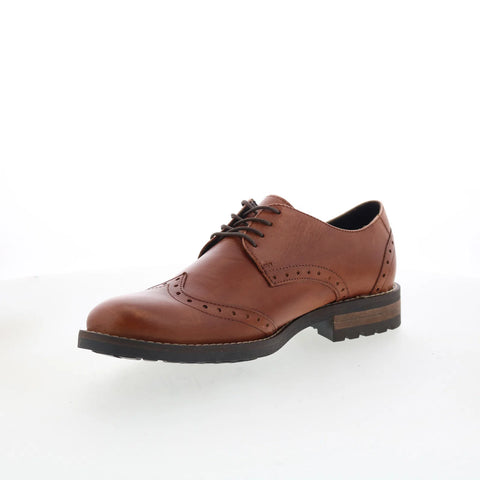 T.B. Phelps 1010-10-4483 Mens Brown Oxfords & Lace Ups Wingtip & Brogue Shoes