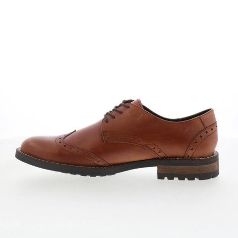 T.B. Phelps 1010-10-4483 Mens Brown Oxfords & Lace Ups Wingtip & Brogue Shoes