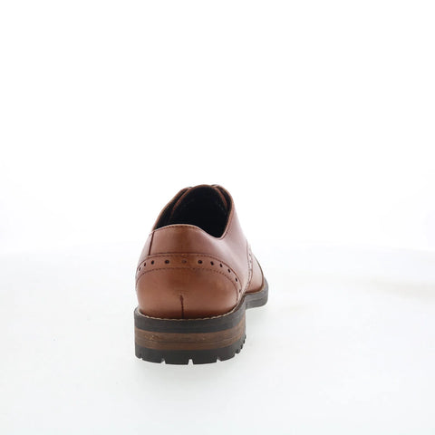 T.B. Phelps 1010-10-4483 Mens Brown Oxfords & Lace Ups Wingtip & Brogue Shoes
