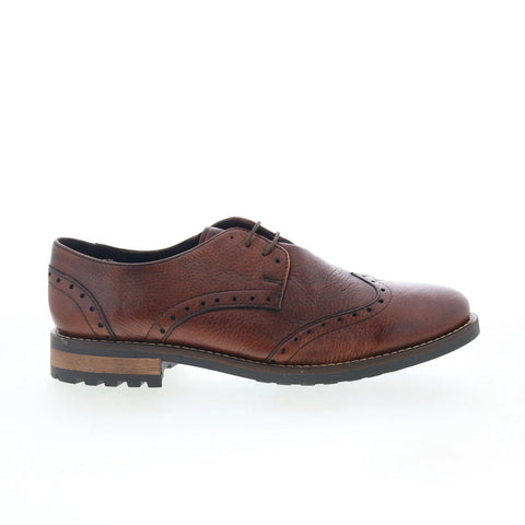 T.B. Phelps 1010-10-9224 Mens Brown Oxfords & Lace Ups Wingtip & Brogue Shoes