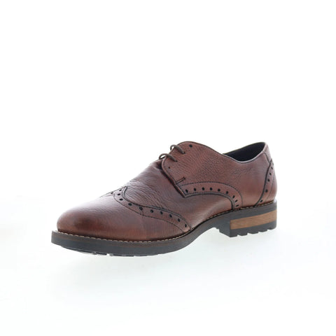 T.B. Phelps 1010-10-9224 Mens Brown Oxfords & Lace Ups Wingtip & Brogue Shoes