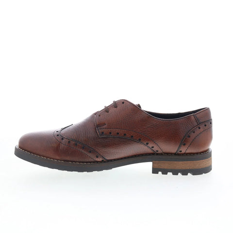 T.B. Phelps 1010-10-9224 Mens Brown Oxfords & Lace Ups Wingtip & Brogue Shoes