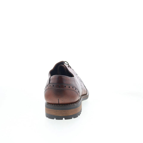 T.B. Phelps 1010-10-9224 Mens Brown Oxfords & Lace Ups Wingtip & Brogue Shoes