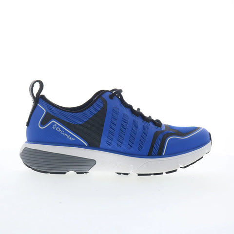 Dr. Comfort Gordon 10150 Mens Blue Mesh Lace Up Athletic Running Shoes