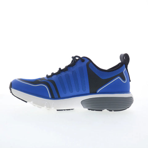 Dr. Comfort Gordon 10150 Mens Blue Mesh Lace Up Athletic Running Shoes