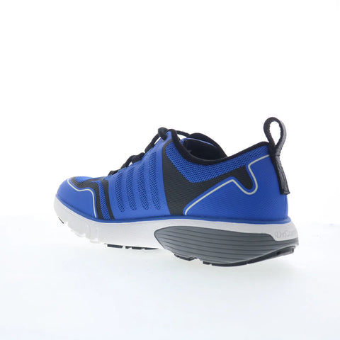 Dr. Comfort Gordon 10150 Mens Blue Mesh Lace Up Athletic Running Shoes