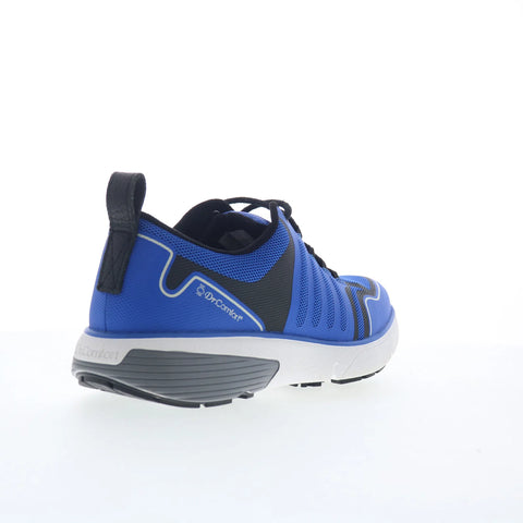 Dr. Comfort Gordon 10150 Mens Blue Mesh Lace Up Athletic Running Shoes